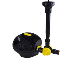 Vijverpomp - Fonteinpomp Watervalpomp - Watercirculatie Creëren - Energiezuinig Smart Pump - 2200 L/U 1.8M Opvoer - Zwart