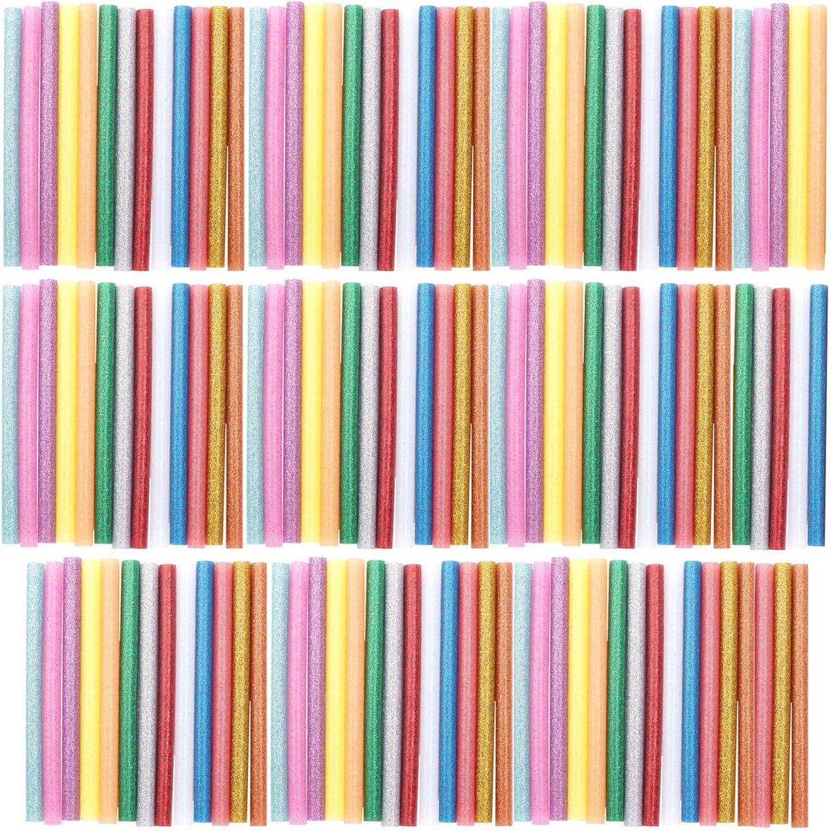 140 Stuks 100mm Hot Lijm Sticks in 14 Kleuren voor Bonding, Crafting en Decorating