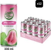 I am Superjuice Pink Guava - 12 x 330 ml - Voordeelverpakking