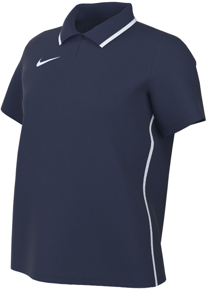 Nike Team T-shirt Dames Dri-FIT Park 26 Poloshirt Donkerblauw - Maat L