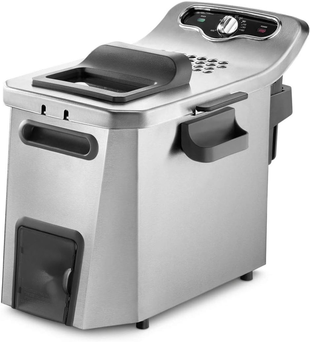 RONN® Frituurpan 5 liter - Frituurpan - Zilver - 44cm x 29cmx 33cm; 1 kg