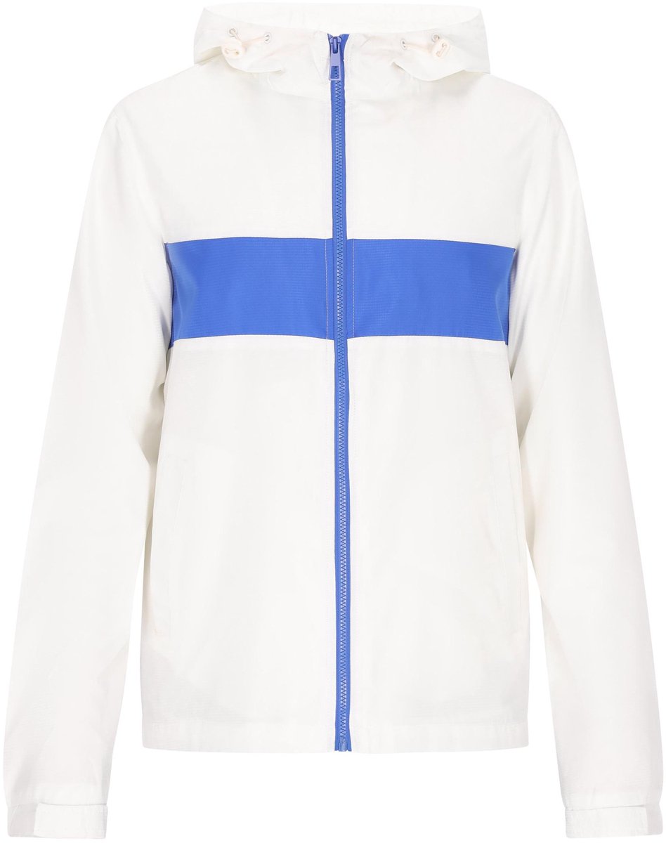 CALEY Jacke Weiss Konigsblau