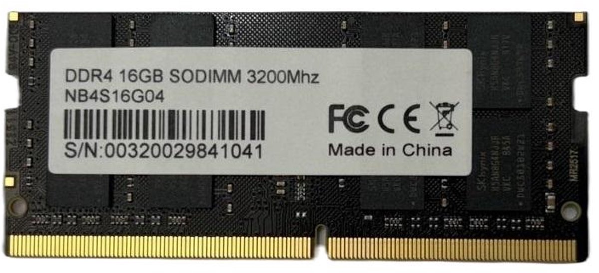 16.GB DDR4 (3200Mhz - PC4-25600) Sodimm laptop / notebook geheugen