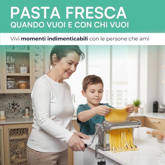 Pasta Machine - Pasta Maker - Pasta Tool - kookgerei hulpmiddel van Merkloos — afbeelding 4