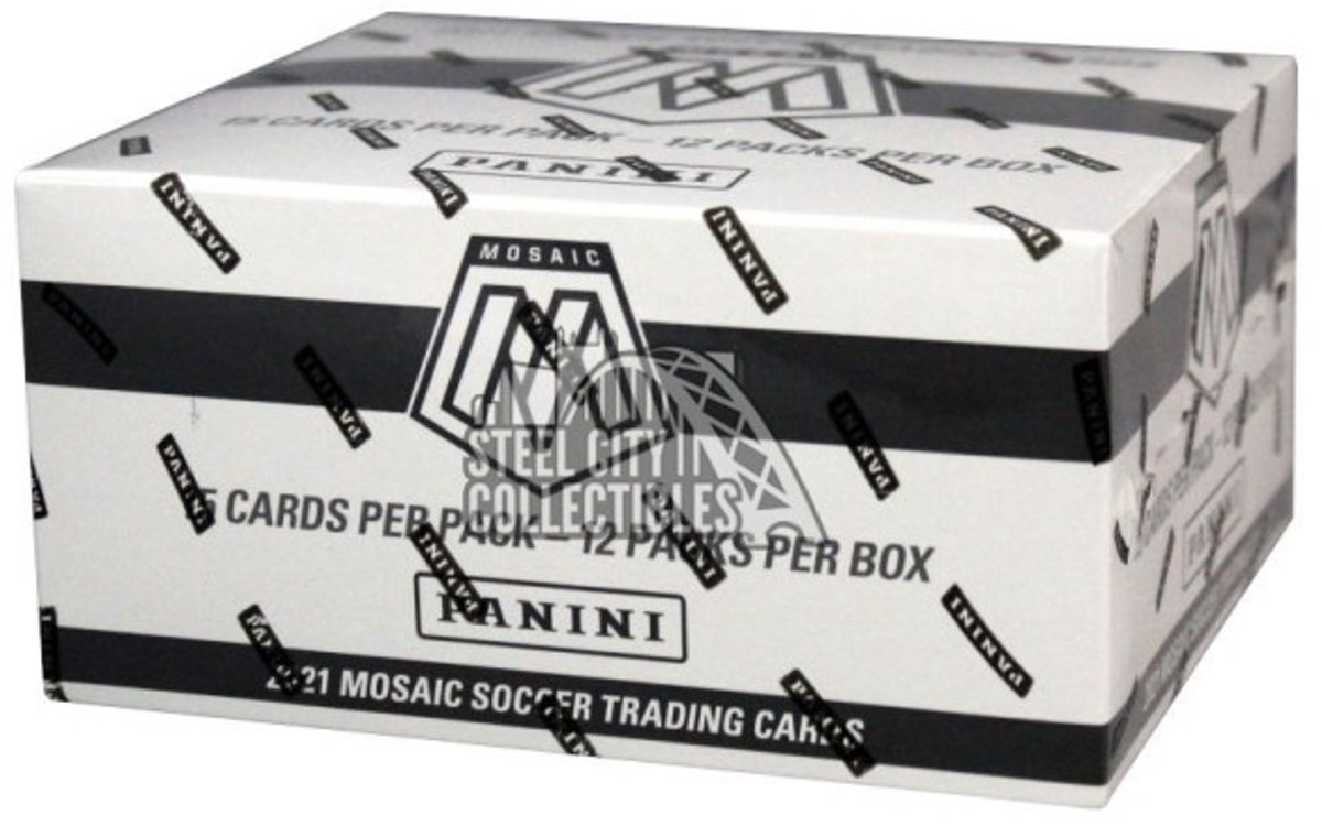 Panini Mosaic UEFA Euro Soccer 2020-21 12 Multi Cello Value Pack Box