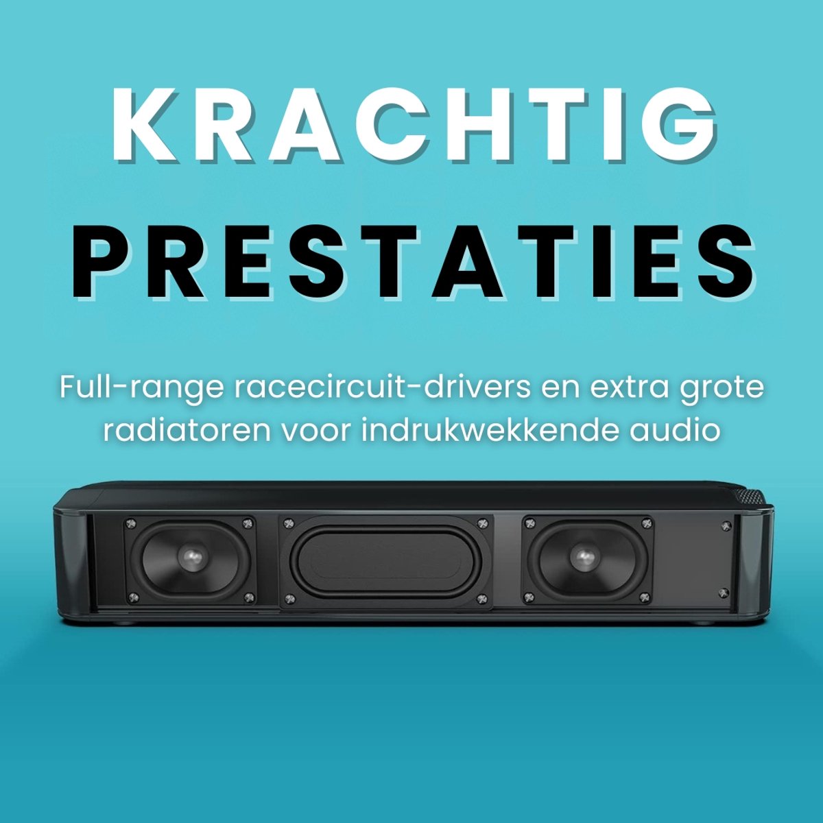 Shenzhen Ultenic Soundbar Speaker Zwart voor Tv & Pc - afbeelding 2