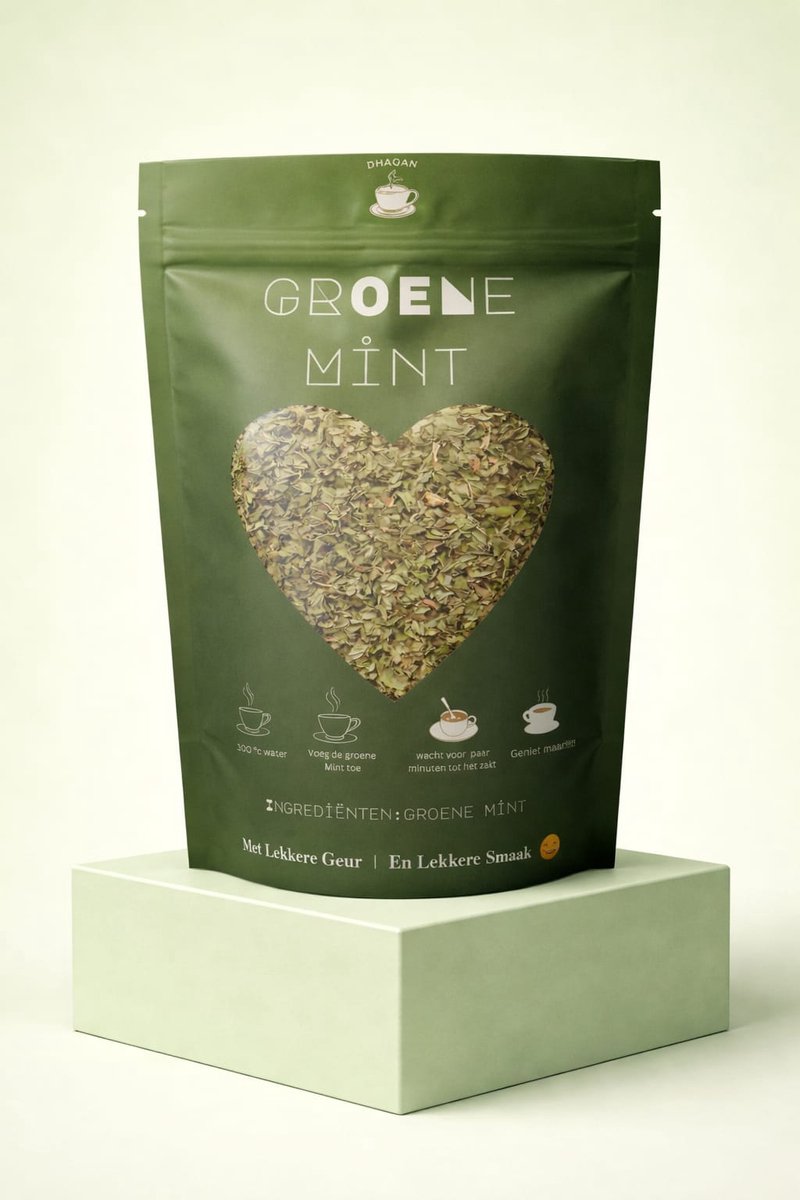 Dhaqan - Groene munt/mint thee - kruidenthee