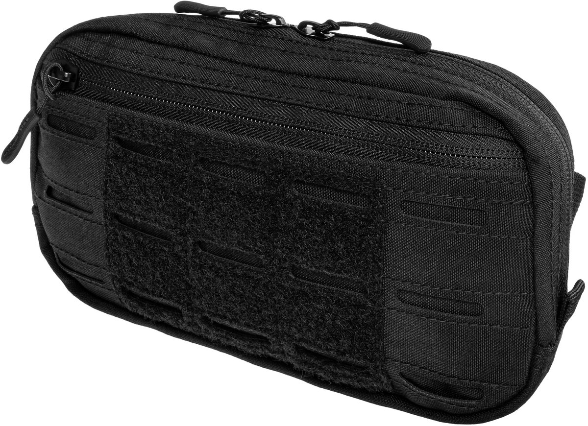 Mil-Tec Laser Cut Fanny Pack – Zwart -Heuptas - Compact - Daybag