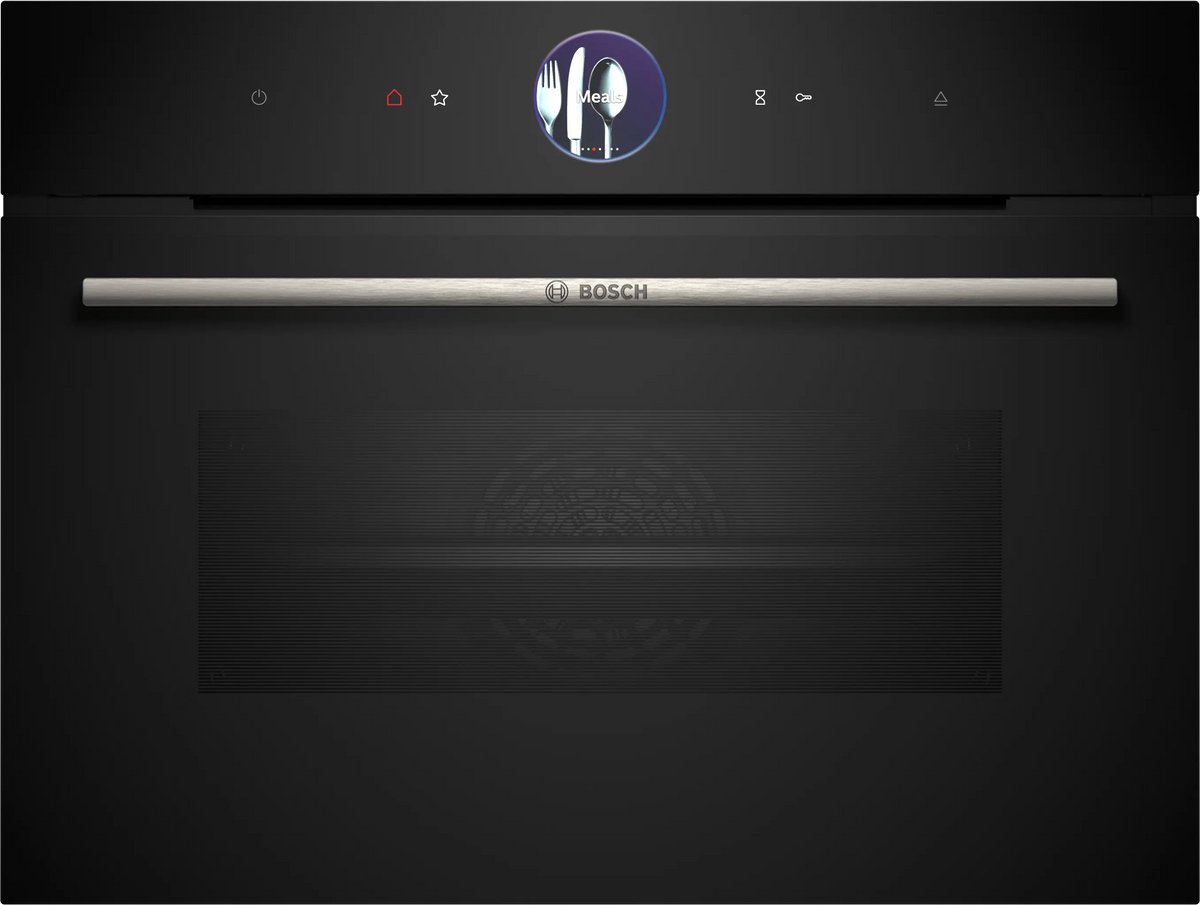 Bosch CSG7361B1-1 Inbouwoven Serie 8 Stoomoven zwart + 3 Jaar Gratis Extra Garantie