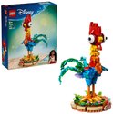 Emballage LEGO Disney Vaiana 2 Heihei avec Moana, à côté de la figurine LEGO Heihei.