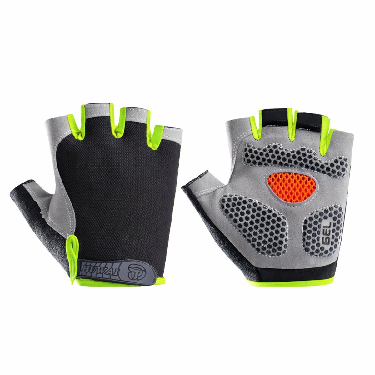 Cloudy - Fietshandschoenen - Wielrenhandschoenen - Lichtgroen - Maat M