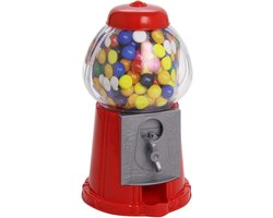 RONN® Kauwgomballen Automaat – Snoepmachine Met 3 Compartimenten - Vendingmachine – Rood - 15cm x 13cm x 23cm