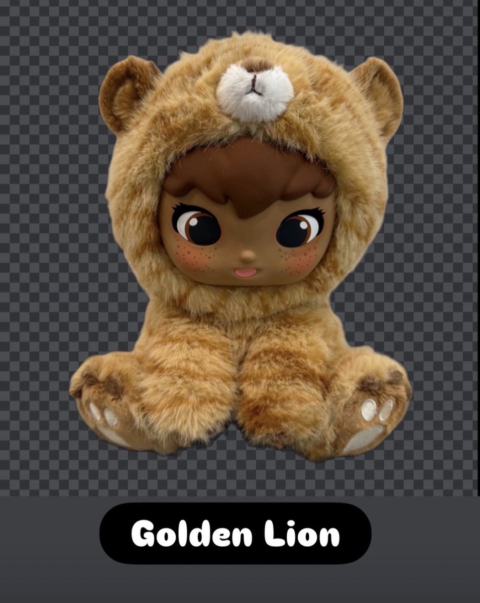 MorisMos Designer Knuffel Beer – Luxe Pluche Teddy – Cadeau voor Kinderen & Volwassenen – Golden Lion