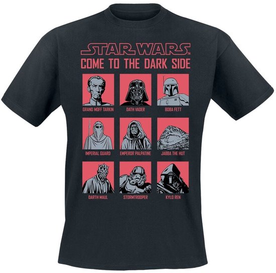 Star Wars Come to the dark side Heren T-shirt - zwart - L