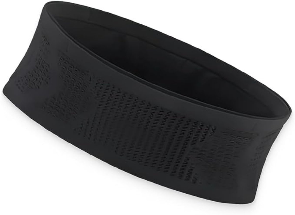Running belt - flipbelt - hardloopriem telefoon - Hardloop riem - Ruime Opbergvakken voor Smartphone, Drinkfles of Powerbank - Reflectie Strip - 64 cm - Zwart - van Imperatoris
