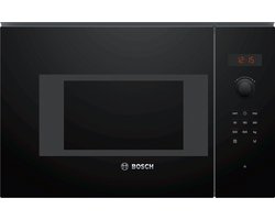 Bosch BFL523MB1F-1 Serie 4 Inbouwmagnetron 20 l Zwart + 3 Jaar Gratis Extra Garantie