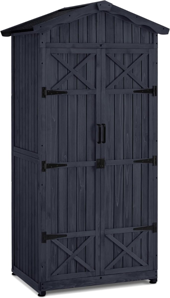 White-Label® Tuinkast Hout - Tuinkist - Tuinkasten voor Buiten - Tuinberging
