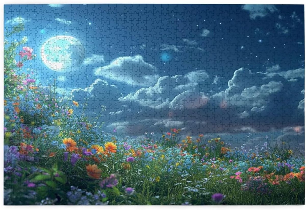 Puzzel Sterrenhemel - Houten Legpuzzel - Ontspanning Thuis - Grote Afmeting - 100x70cm