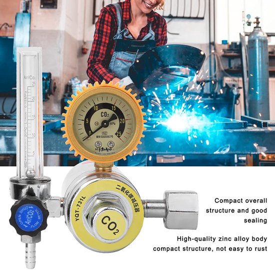 Reduceerventiel - Gasregelaar - Gasdruk Verlagen - G5/8 Binnendraad - 0-25MPa — afbeelding 3
