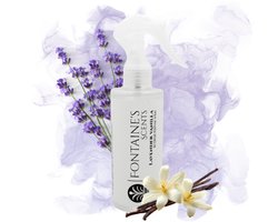 Roomspray Fontaine's Scents - Lavender Vanilla | 1x 200ml - Lavendel & Vanille | Luxe Interieurspray - Interieurparfum