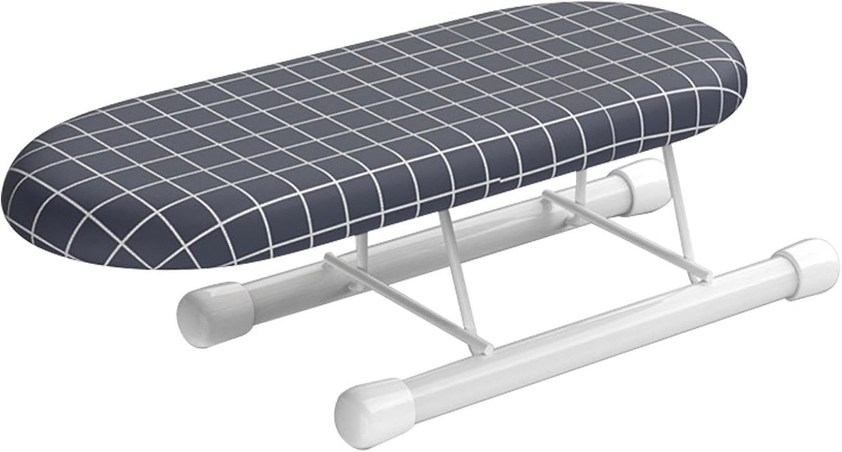 Strijkplank Tafelmodel - Compact Strijkplankje - Snel Strijken - Inklapbare Poten - 28 x 25 cm