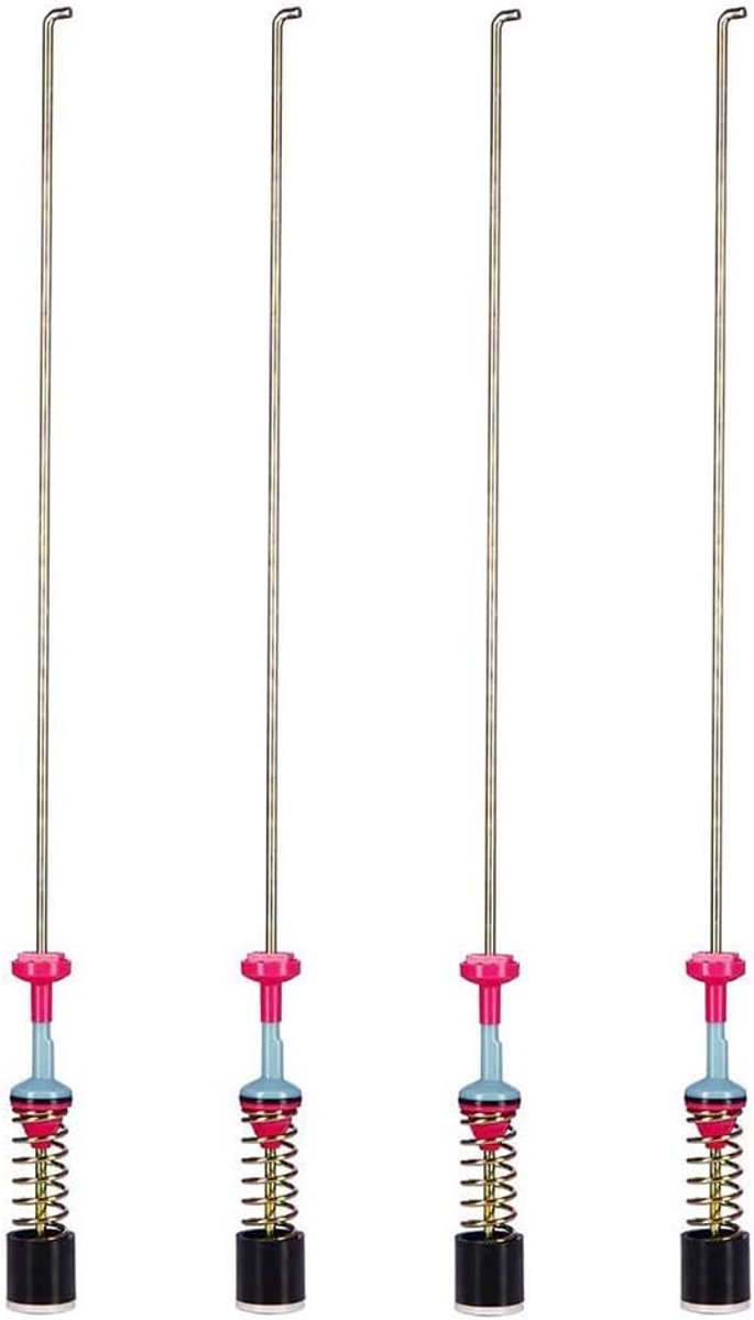 Wasmachine Dempers - Ophangstangen Set - Stabiele Wasmachine - Duurzaam Staal - 66.5cm Lengte