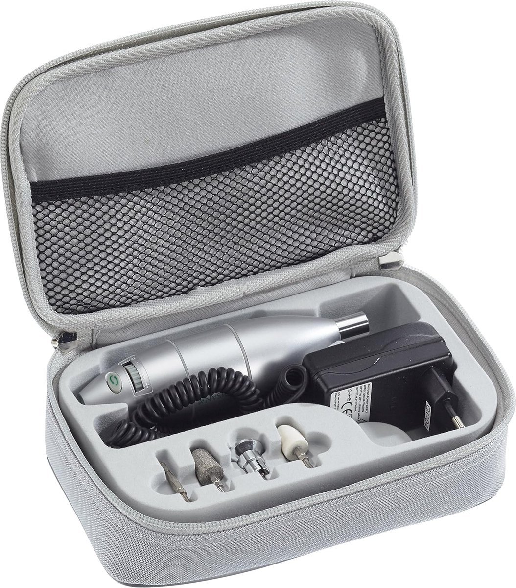 Manicure Pedicure Apparaat - Nagelverzorging Set - Handen Voeten Behandelen - Saffier Accessoires - 4 x 4 x 15 cm