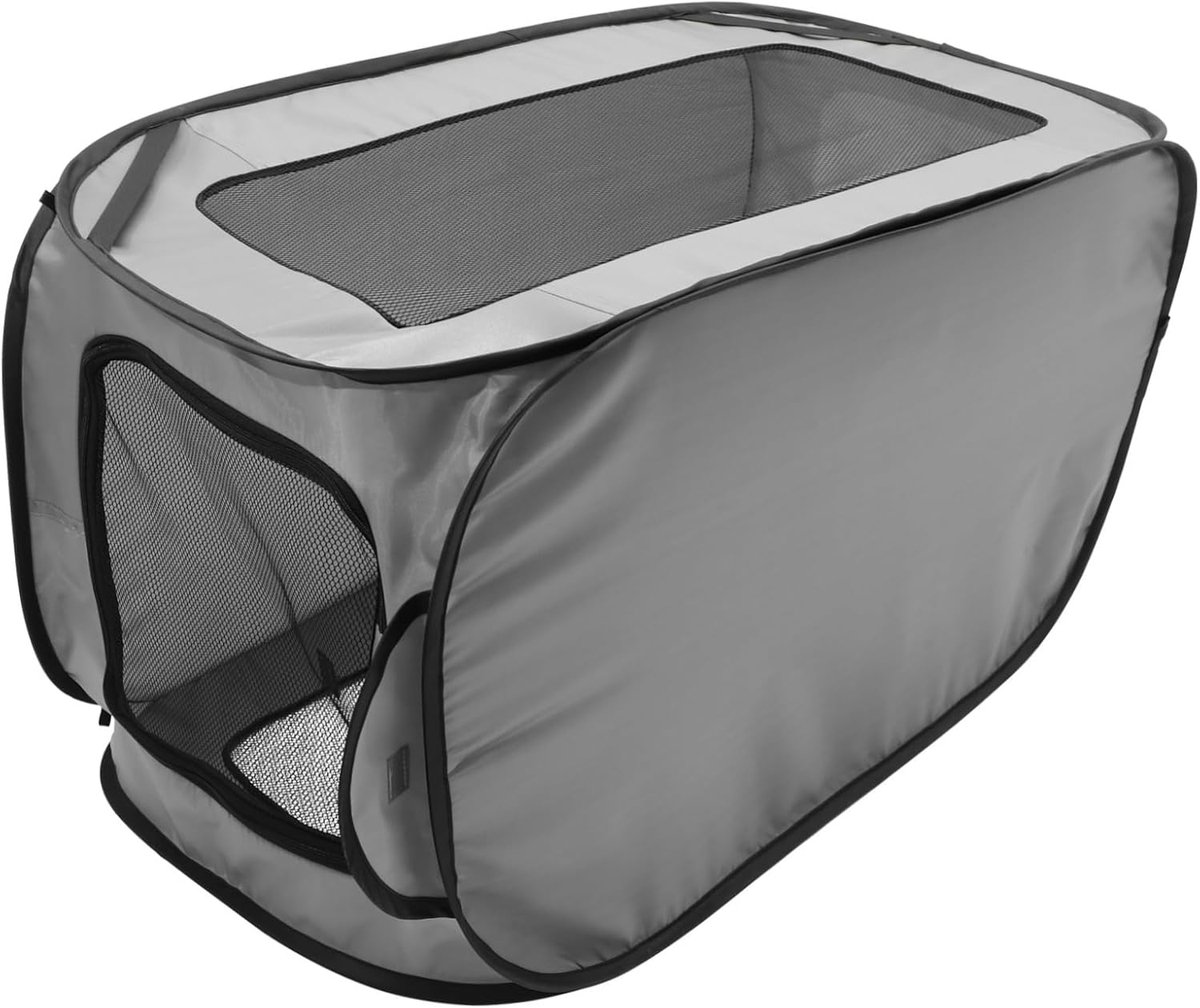 Huisdieren Autobench - Hondenmand Draagbaar - Veilig Reizen - Wasbaar Oxford Doek - 94 x 94 x 94 cm - Grijs