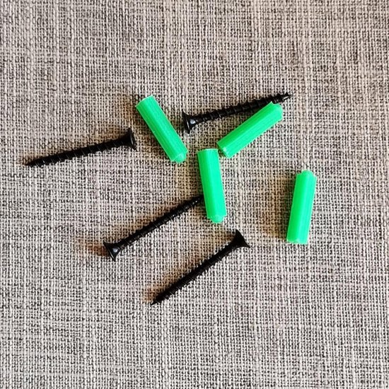 Biljartkeu Houder - Staartenrek - Opgeruimd Spelen - 4 Keu Klemmen - 27x3x3 cm - Donkerhout — afbeelding 3