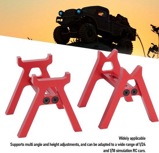 RC Auto Standaard - Display Werkbank - Onderhoud & Showcase - Aluminium Legering Hoge Sterkte — afbeelding 3