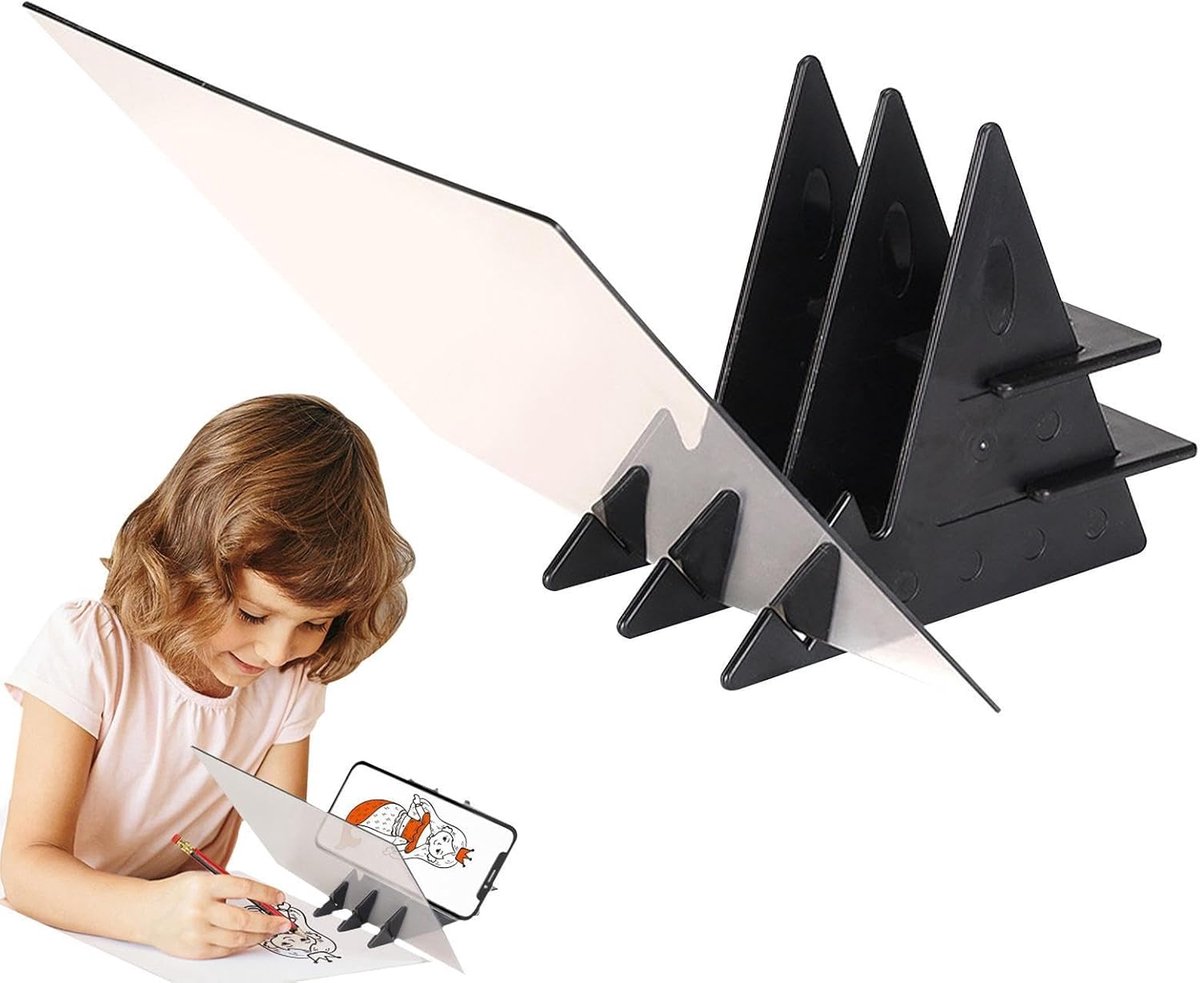 Tekenprojector Kunst - Optisch Schilderbord - Digitale Kunst - Zet Digitaal Om - 20 x 13.5 cm