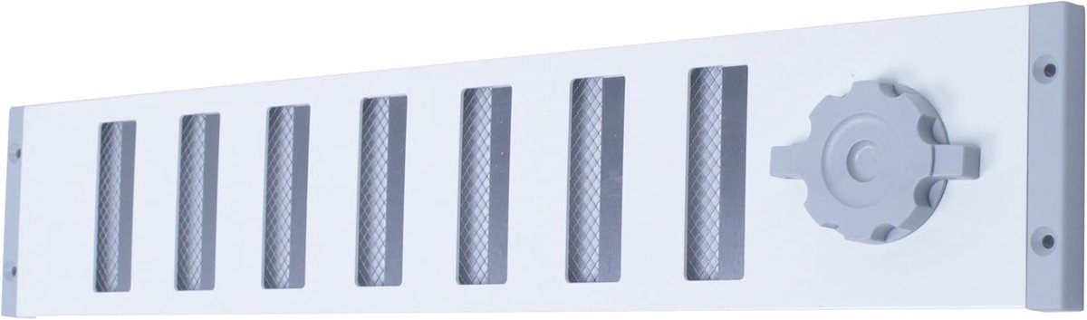 Ventilatierooster - Horren rooster - Ventilatie afdekken - Vliegenwerend - 50x9 cm - Wit