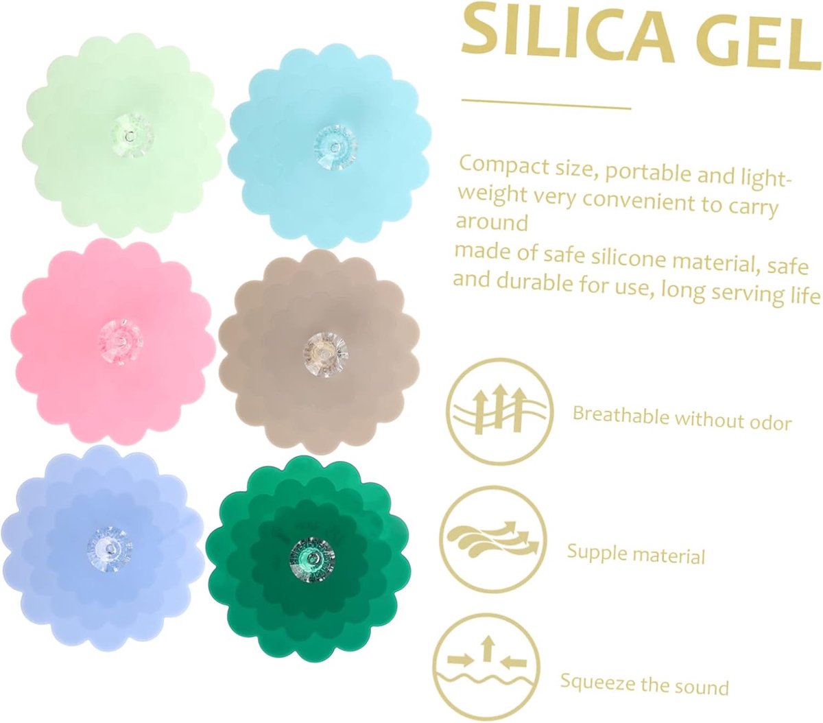 Siliconen Bekerdeksels - Herbruikbare Dekseltjes - Dranken Afdekken - Set van 18 stuks - 11.7cm Diameter - Vrolijke Kleuren — cadeau in Cadeau-ideeën - foto 6