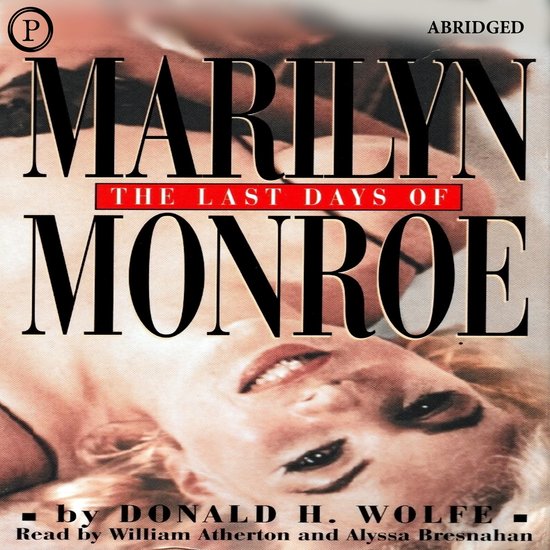 The Last Days of Marilyn Monroe - cover