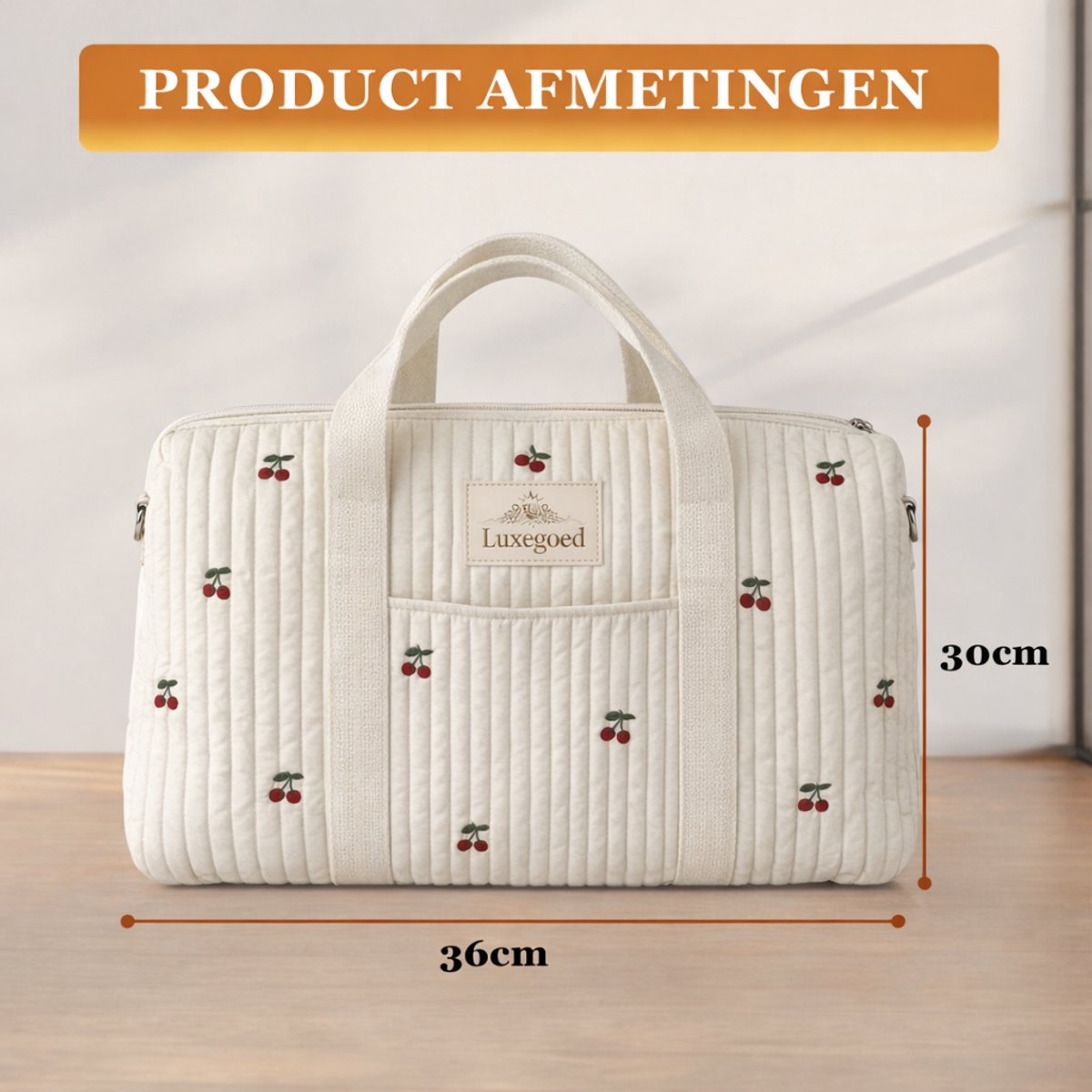 Luxegoed Luiertas Rugzak, Verzorgingstas voor aan de kinderwagen en Buggy thumbnail 3