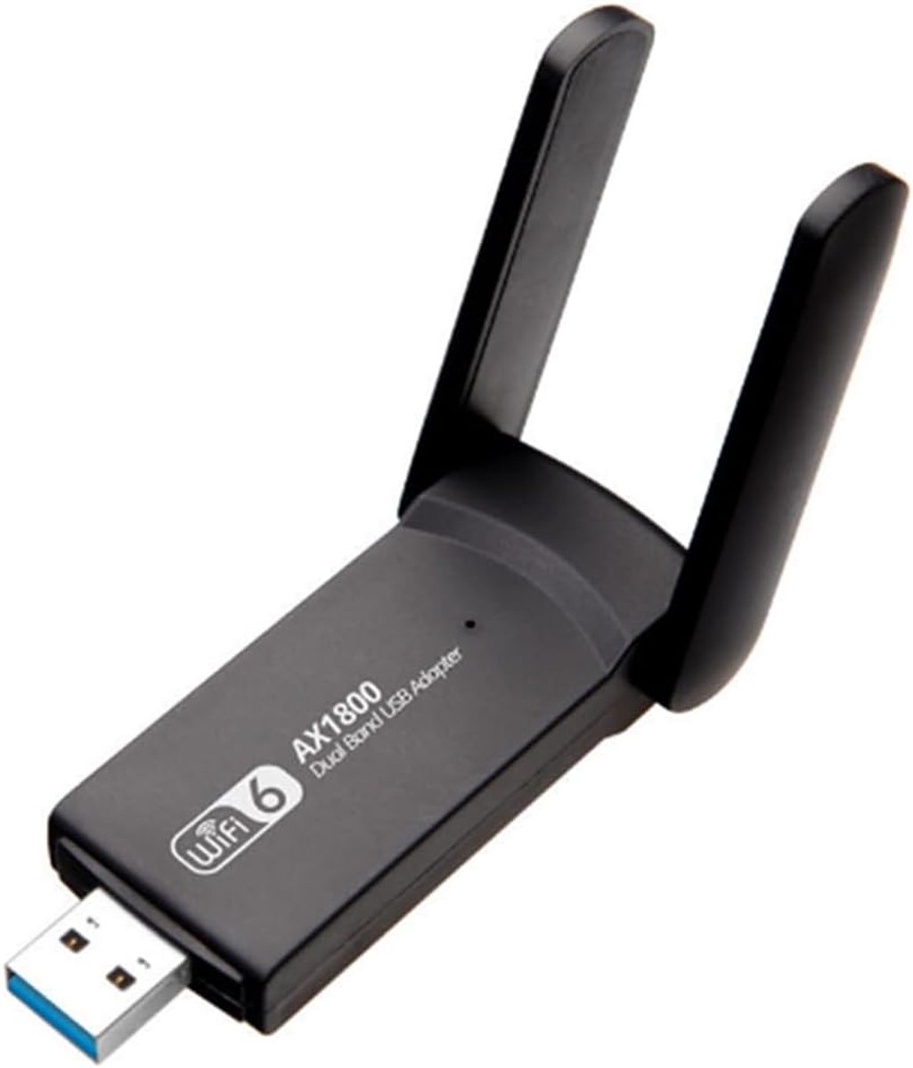 Wifi Adapter - Netwerkkaart Dongle - Sneller Internet - Dual Band AC - USB 3.0 - Zwart