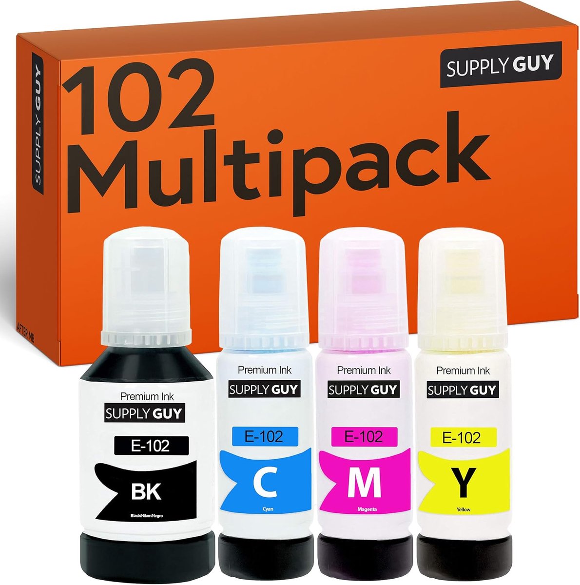 Inktflessen Set - Printer Inkt - Hoge Kwaliteit Printen - Hoge Opbrengst - 337 Milliliter - Multicolor