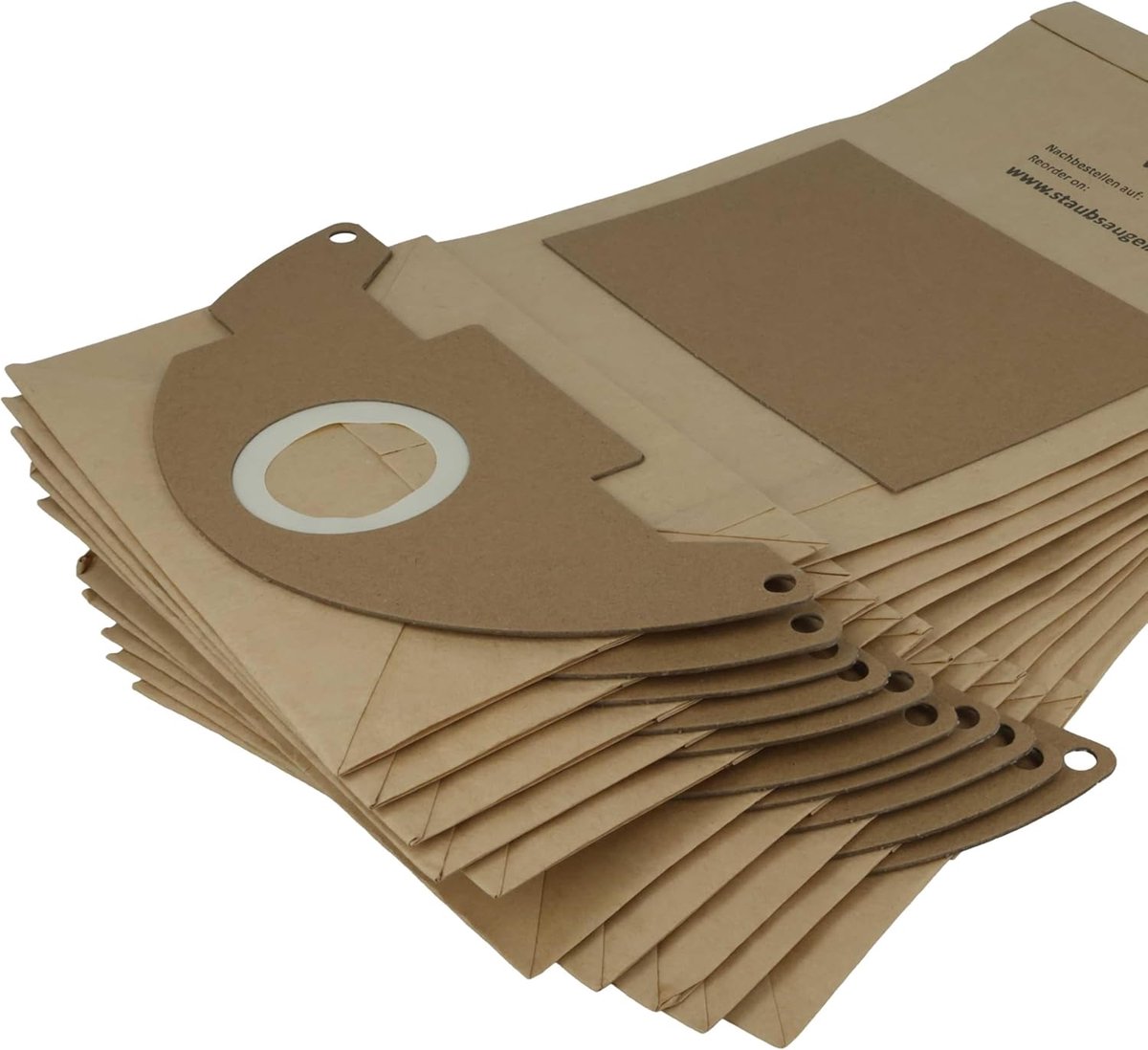 Papieren Stofzuigerzakken - Stofzakken Set - Stofzuigen Thuis - Absorberend Papier - 50 Stuks - Bruin
