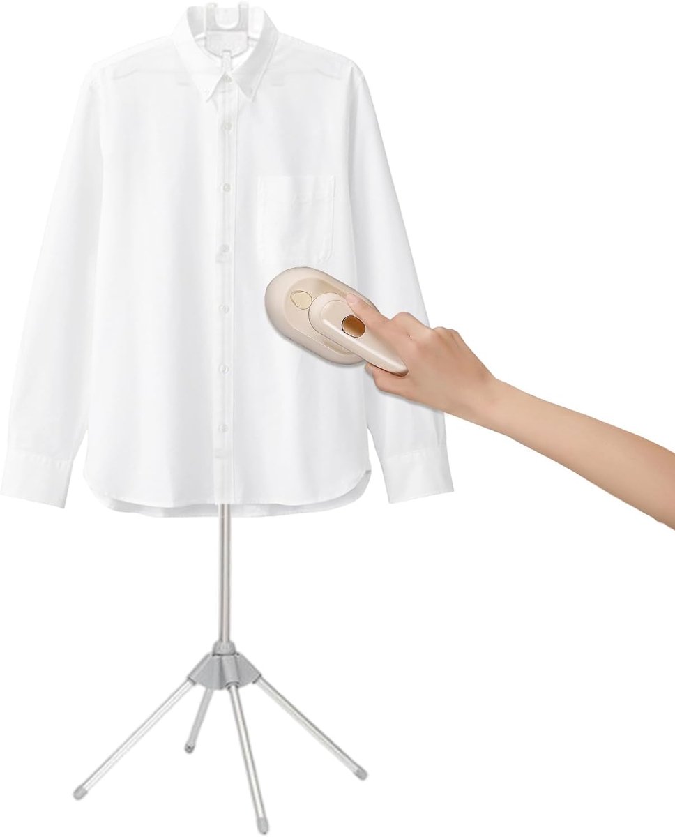 Stoomkledingrek - Kledinghanger - Kleding Stomen - Uitschuifbaar Ontwerp - 160 cm Hoog - Grijs