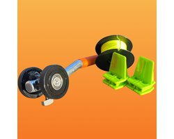 Vosco Pointer - Lagerwiel - Inclusief 2 Opspanblokjes en 50 Meter Metseldraad