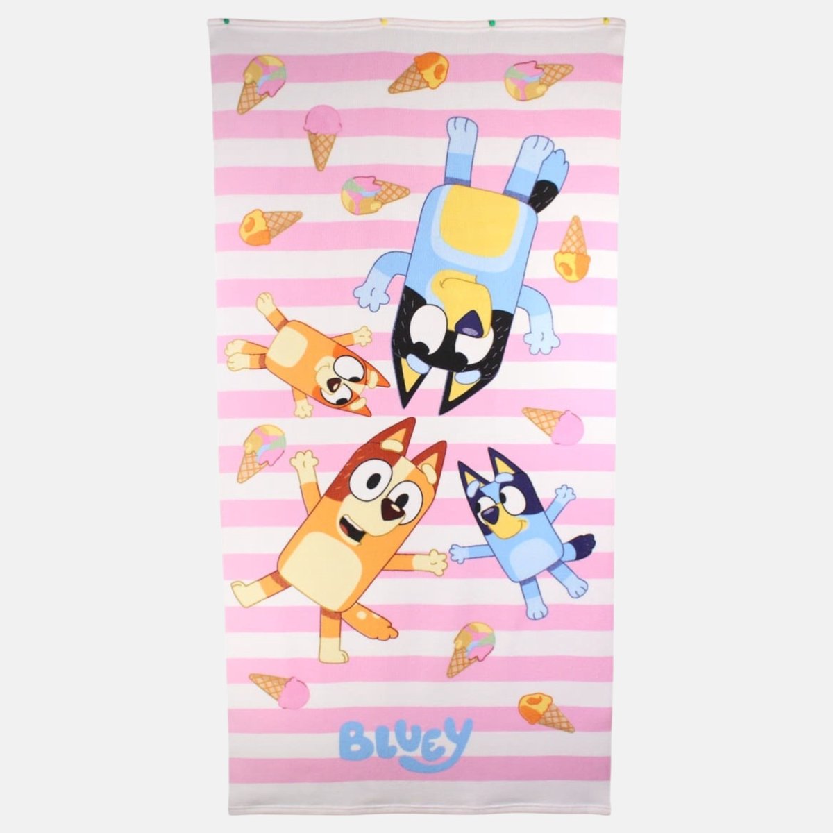 Bluey Strandlaken - Handdoek – 70 x 140 cm – 100% Polyester – Sneldrogend & Waterabsorberend