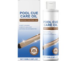 Biljartkeu Olie - Keu Onderhoud - Biljart Keu Verzorging - Voorkomt Kromtrekken - 100ml - Natuurlijk