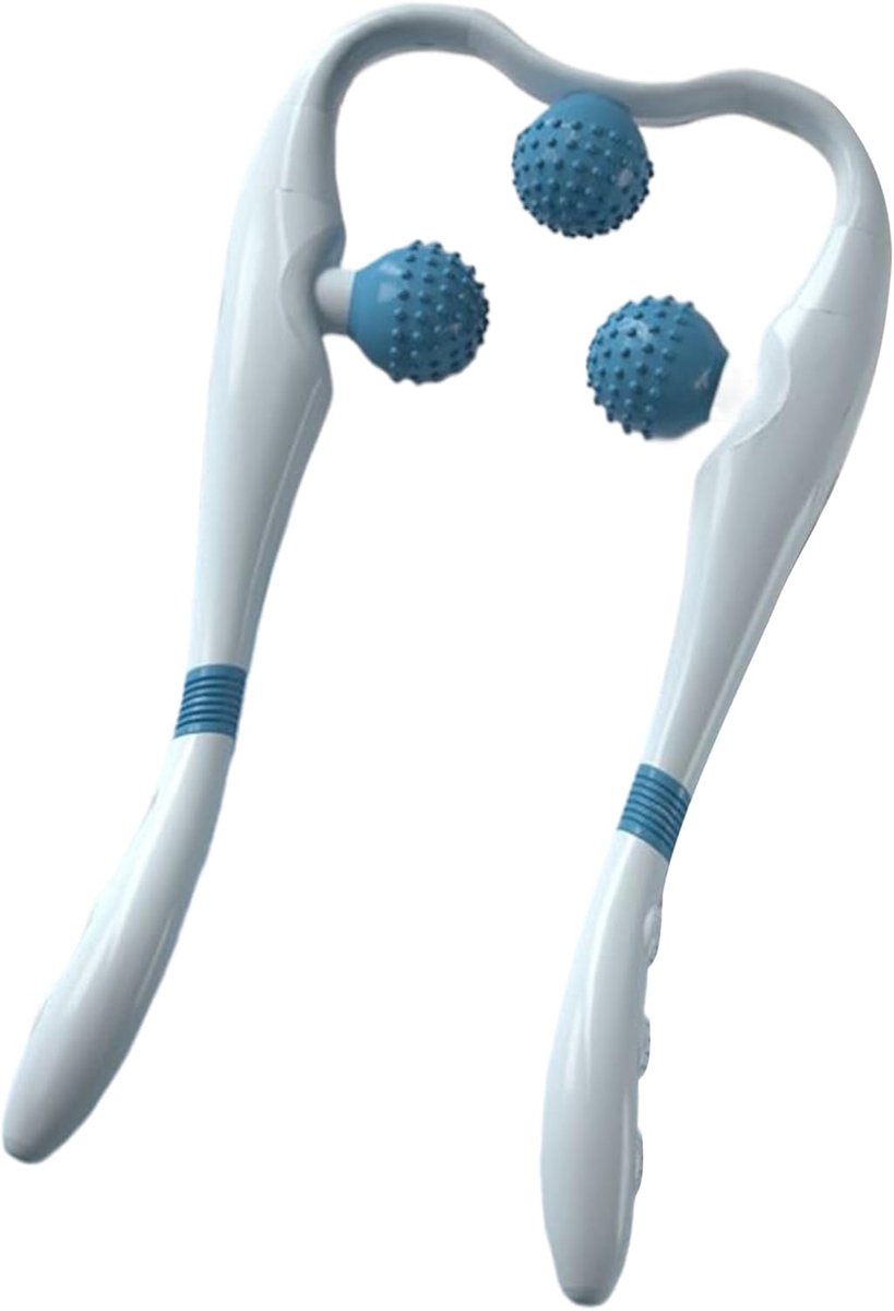 Nekroller - Cervicale Massager - Ontspanning - Handheld met 3 ballen - 374 x 219 x 48 cm - Zwart