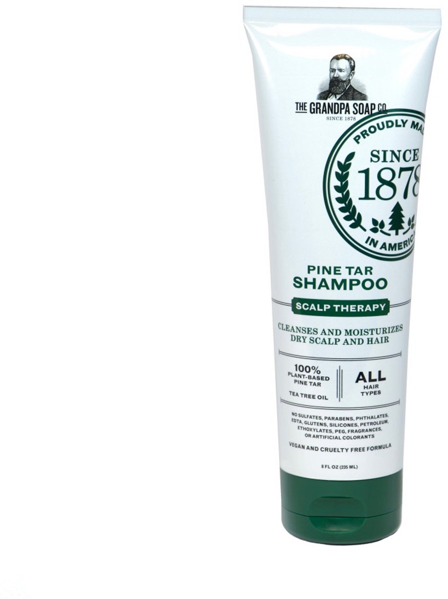 the grandpa soap co. pine tar shampoo teer shampoo