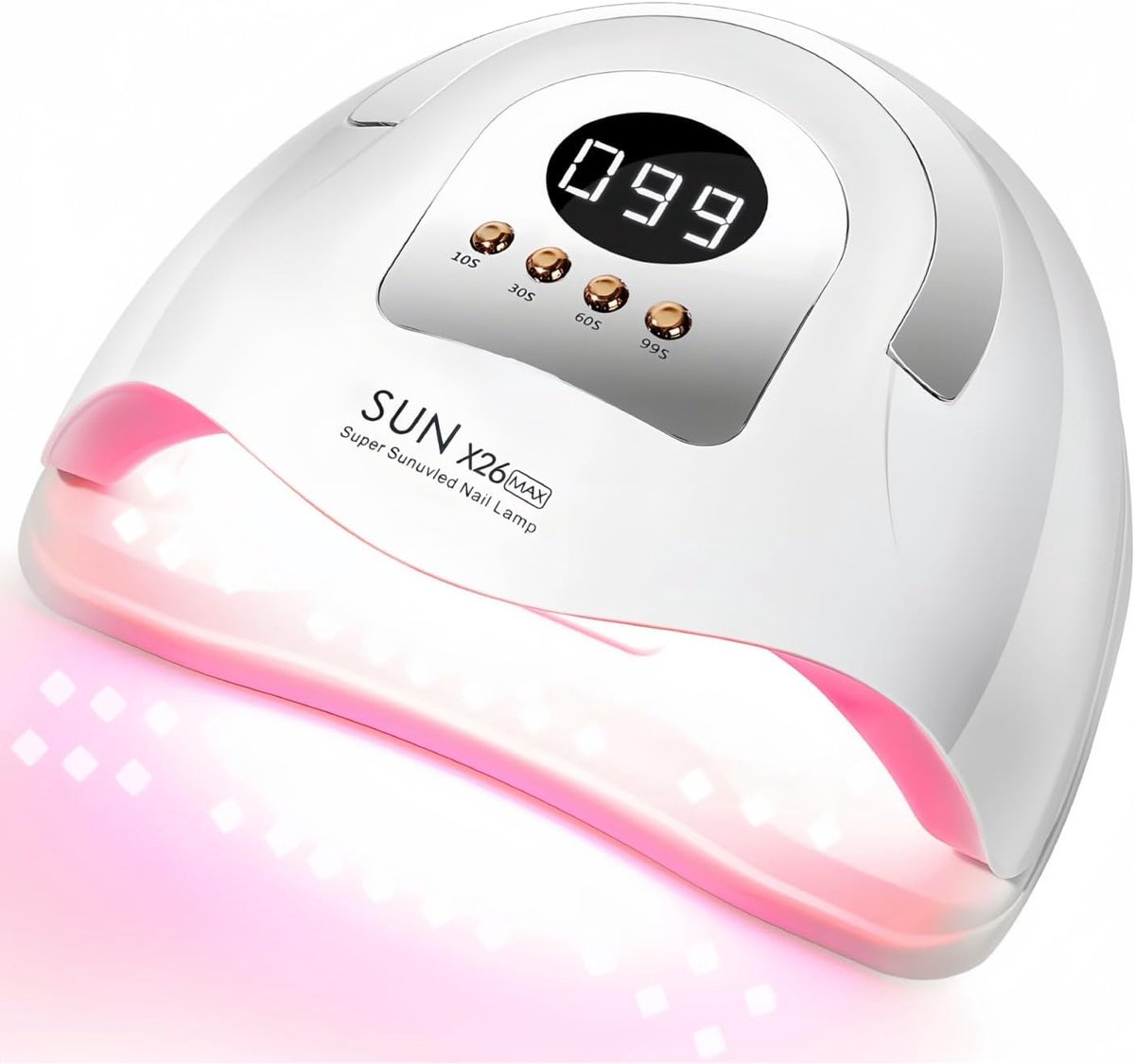 Nageldroger - UV LED Lamp - Thuis Manicure - 81 LED Lampen - 380 Watt - Wit