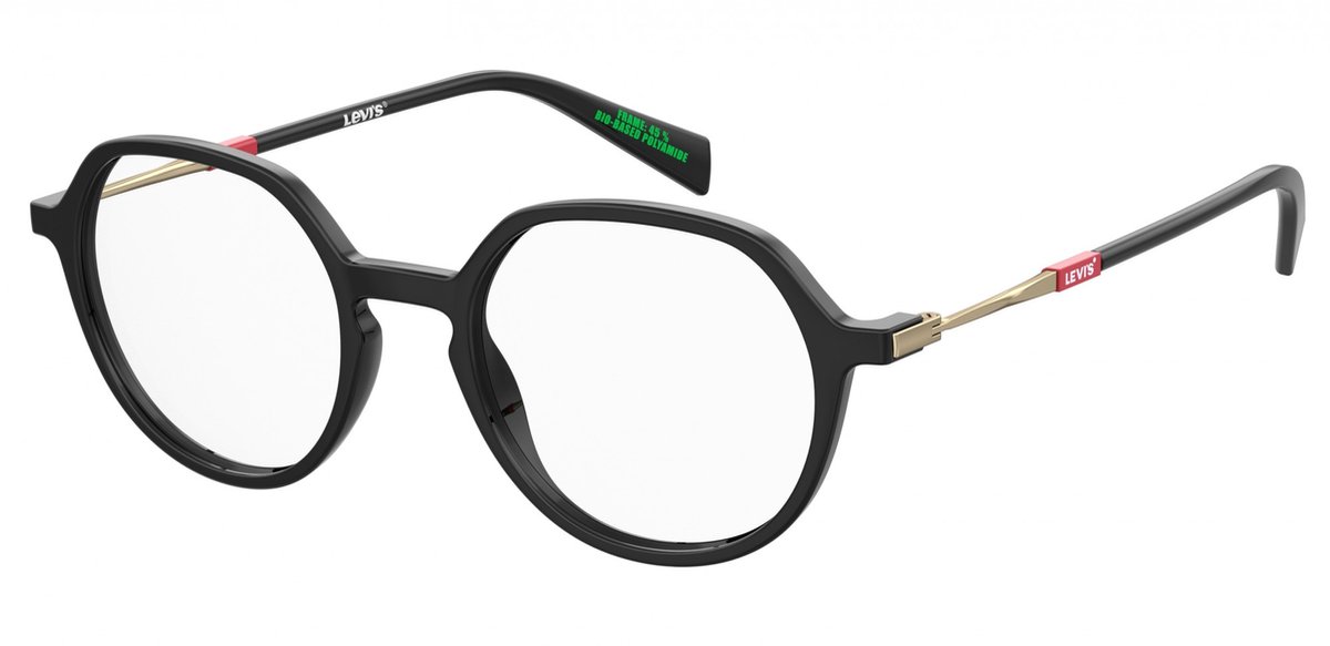 Levi's LV 1074 Black 49/19/140 WOMAN Brilmonturen
