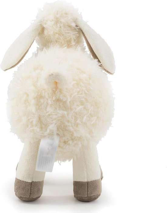 Pluche Dier - Knuffel Schaap - Kinderen Spelen - Extra Zacht Materiaal - 22 Cm - Grijs — afbeelding 3