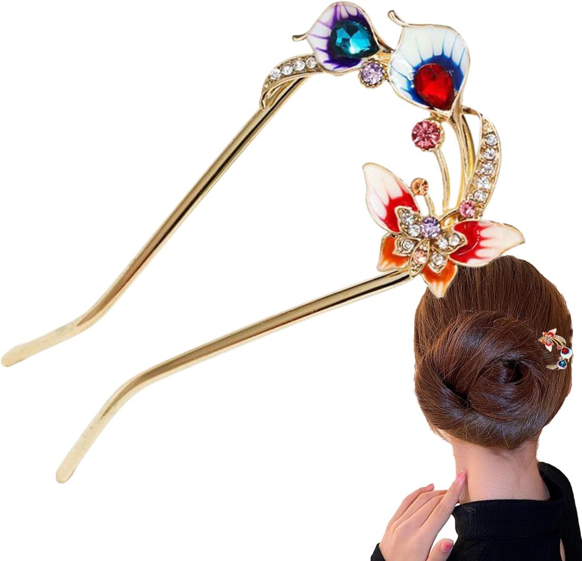 Dieren Haarclips - U Vorm Spelden - Bruiloft Accessoires - Decoratief Kapsel - 116 x 53 cm