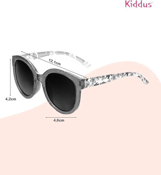 Kinder Zonnebril - Meisjes Accessoire - Bescherming Tegen Zon - Schokbestendig Frame - Vanaf 6 Jaar - Metaal Roze van Kinder — afbeelding 4