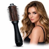 Fohnborstel & Airstyler Titanium - Warmteborstel & Heteluchtborstel - Anti Pluis Haar - Fohnborstel Groot voor (Half) Lang Haar - Beste Fohnborstel 2026 | by Ted Hilley